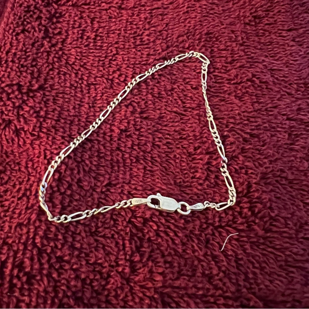 STERLING SILVER FÍGARO BRACELET